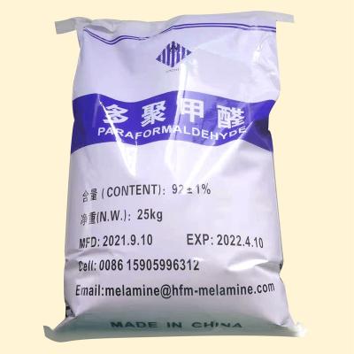 white crystalline solid paraformaldehyde